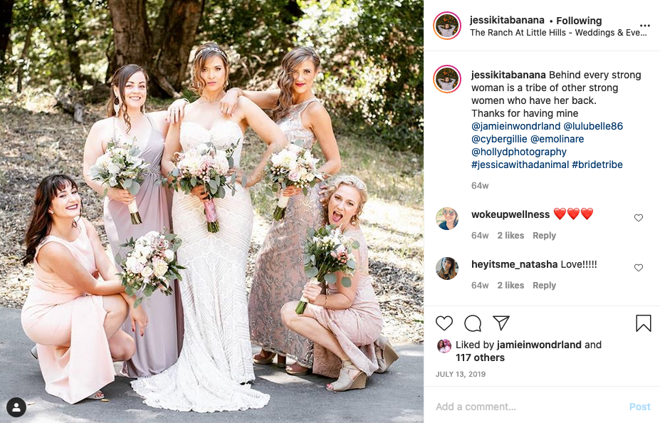 Jessica's bridesmaid squad
