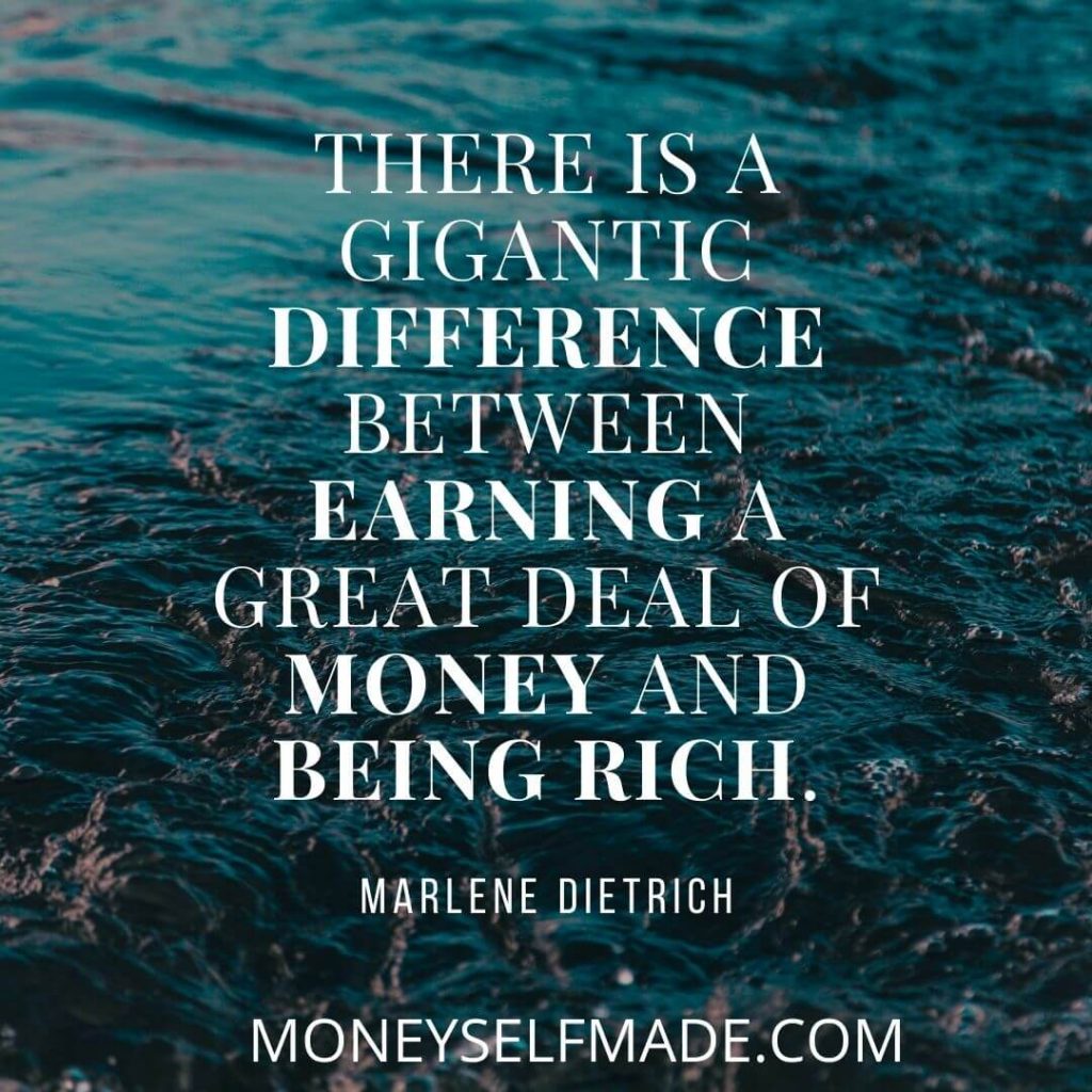 Quotes on Making Money marlene dietrich